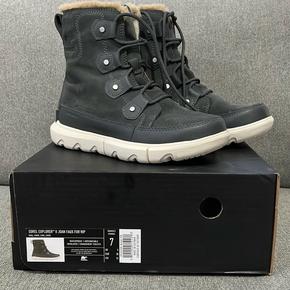 Sorel explorer II Joan faux fur